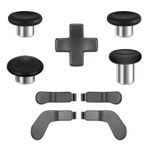 Oritikur 9'u 1 arada OEM Manyetik Parmak Çubukları Analog Parmak Çubukları Yedek Joystick Parçaları Onarım Aksesuarları Kiti 4 Kürek, Elite Series 2 ve Core Controller için 1 D-Pad