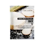Orjena Pirinç Özlü, Aydınlık Görünümü Destekleyen Nem Bakım Maskesi Natural Moisture Rice Mask Sheet