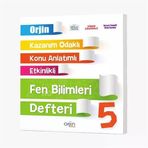 Orjin 5. Sınıf Fen Bilimleri Defter Kurmay Yayınları