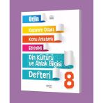Orjin 8. Sınıf Din Kültürü ve Ahlak Bilgisi Defteri