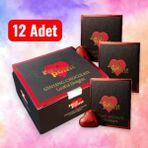 Orjinal 12 Adet Red Point Ginseng Çikolata Kadın ve Erkek Için Enerji Artırıcı ve Istek Uyandırıcı 12X12G Epimedyumlu Lüks Performanse Çikolata