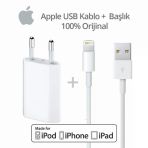 Orjinal Apple İpad Mini Usb 5W Şarj Cihaz Md813zm-A + Md818zm-A Kablo Dahil Aplee5wkd0448