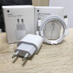 Orjinal Apple İphone İpad 20W Hızlı Şarj Aleti Seti Usb-C Mhje3tu-A + Mqgj2zm/A (Kablo Dagil) Aplee20w00638
