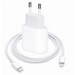 Orjinal Apple İphone12 Mini 20W Hızlı Şarj Aleti Seti Usb-C Mhje3tu-A + Mqgj2zm/A (Kablo Dagil) Aplee20w00445