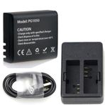 Orjinal Eken Sjcam Uyumlu 1050 maH Batarya ve Çift Pil Şarj Aleti
