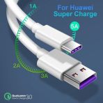 Orjinal Huawei P30 Type C 5A 1M Mor Hızlı Şarj Ve Data Kablosu Hmorkab5a0428