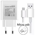 Orjinal Huawei P8 Lite 2017 Super Charge 4A 40W Hızlı Şarj Cihazı Ve Micro Usb Data Kablosu Hm40wsc000013