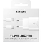 Orjinal Samsung Galaxy S22 Ultra Uyumlu 25W Orjinal Samsung Hızlı Şarj Cihazı Kablo Dahil Tyep-C/tyep-C - Beyaz