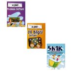 Orka 4. Sınıf Problem Defteri + Dil bilgisi Defteri + Öykü Tamamlama 3 lü Set