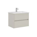 Orka Arno 65 Cm Çekmeceli Lavabolu Banyo Alt Dolabı Bej