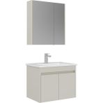 Orka Arno 65 cm Kapaklı Banyo Dolabı Takımı
