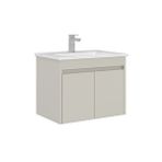 Orka Arno 65 Cm Kapaklı Lavabolu Banyo Alt Dolabı Bej