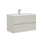 Orka Arno 85 Cm Çekmeceli Lavabolu Banyo Alt Dolabı Bej