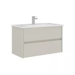 Orka Arno 85 Cm Parlak Kaşmir Çekmeceli Banyo Dolabı Alt Modül Lavabo