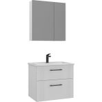 Orka Banyo Bari 65 cm Banyo Dolabı Takımı - Mat Beyaz