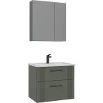Orka Banyo Dolabı Takım Bari 65 Cm Mat Yeşil