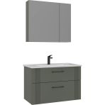 Orka Banyo Dolabı Takım Bari 85 Cm Mat Yeşil