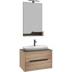 Orka Banyo Galia 80 cm Banyo Dolabı Takımı