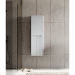 Orka Biella 40 Cm Beyaz Banyo Boy Çamaşır Dolabı Çok Renkli