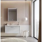 Orka Clay 100 CM Beyaz Banyo Dolabı Takımı