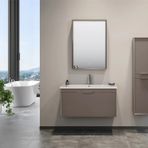 Orka Clay 65 cm Toprak Banyo Dolabı Takımı