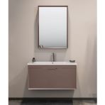 Orka Clay 80 CM Toprak Banyo Dolabı Takımı