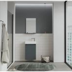 Orka Conza 45 Cm Antrasit Banyo Dolabı Takımı