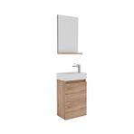 Orka Conza 45 Cm Banyo Dolabı Takımı Açık Meşe