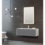 Orka Cube 120 Cm Mat Antrasit Banyo Dolabı Takımı Çok Renkli