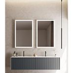 Orka Cube 160 Cm Mat Antrasit Banyo Dolabı Takımı Çok Renkli