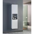 Orka Düden 40 Cm Mdf Beyaz Banyo Boy Dolabı