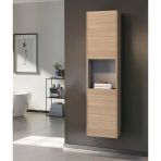 Orka Düden 40 Cm Mdf Meşe Banyo Boy Dolabı