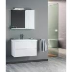 Orka Düden 80 Cm Mdf Çekmeceli Beyaz Banyo Dolabı Takımı