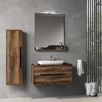 Orka Galia 100 cm Mdf Ella Banyo Dolabı Takımı