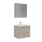 Orka Lena 65 Cm Çöl Beji Çekmeceli Banyo Dolabı Takımı
