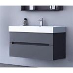 Orka Malta 100 CM Antrasit Banyo Dolabı Takımı