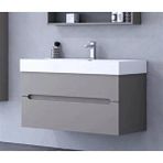 Orka Malta 100 cm Gri Banyo Dolabı Takımı