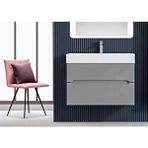 Orka Malta 80 CM Gri Banyo Dolabı Takımı