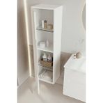 Orka Messina 40 Cm Mat Beyaz Banyo Boy Dolabı Çok Renkli