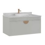 Orka Molino 120 Cm Kaşmir Banyo Dolabı Alt Modül Ve Lavabo