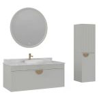 Orka Molino 120 Cm Kaşmir Banyo Dolabı Takımı Ve Boy Dolabı