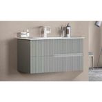 Orka Moonlight 70 Cm Mat Gri Banyo Dolabı Alt Modül Ve Lavabo