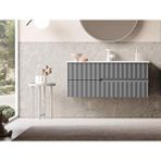 Orka Moonlight 90 Cm Gri Banyo Dolabı Alt Modül Ve Lavabo