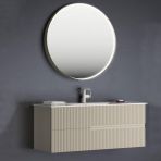 Orka Moonlight ORKA5000450 Mat Vizon Lake 120 cm Banyo Dolabı Takımı