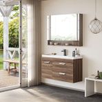 Orka Nova 100 cm İskoç Ceviz Banyo Dolabı Takımı