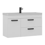 Orka Nova 100 Cm Lavabolu Banyo Alt Dolabı Beyaz