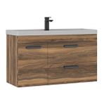 Orka Nova 100 Cm Lavabolu Banyo Alt Dolabı Ceviz