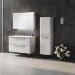 Orka Nuvola 100 cm Mdf Beyaz Banyo Dolabı