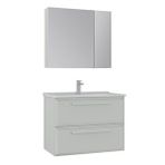 Orka Nuvola 80 Cm Banyo Dolabı Takım Parlak Kaşmir Bej