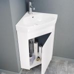 Orka ORKA5000870 Zag Mat Beyaz 45 cm Banyo Dolabı Takımı